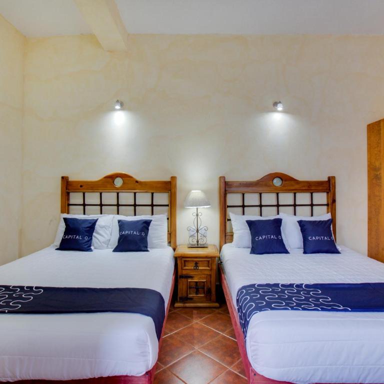 Hotel Valle De Oaxaca - Habitación Doble Estándar con 2 camas dobles - 2