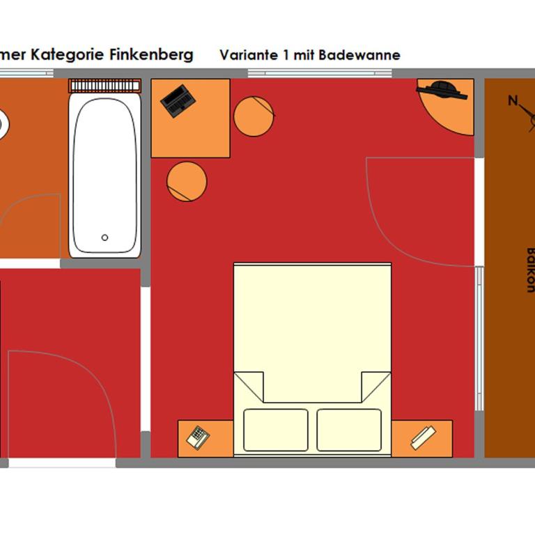 Apart Tuxertal - Doppelzimmer Finkenberg - 1