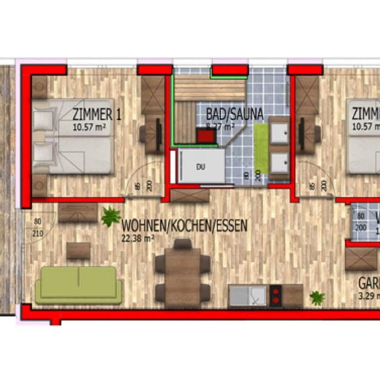 Apartments Strasswirt De Luxe - Apartment mit Sauna - 10