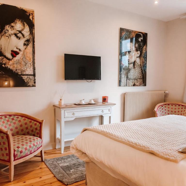 Chambre Roméo ou Juliette - Chambre Double Deluxe avec Balcon - 5