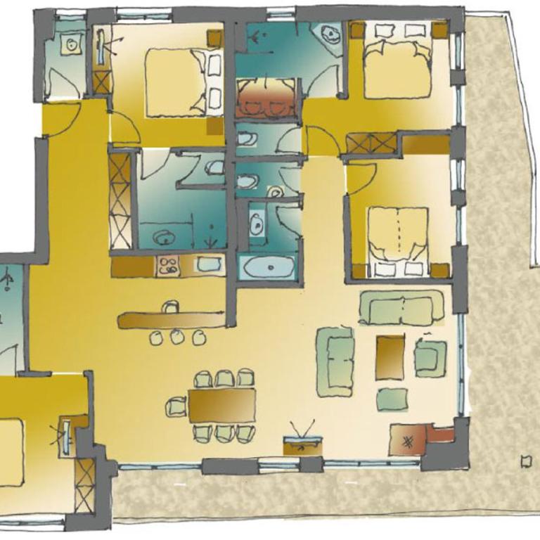 Serfaus Mountain Lodge - Apartamento de 4 dormitorios con terraza - 1