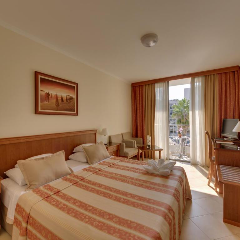 Mediteran Hotel & Resort - Dvokrevetna Soba sa Bračnim Krevetom/Zasebnim Krevetima i Balkonom - 2