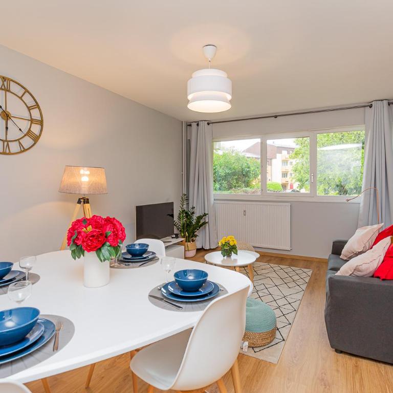 Le petit Barclay - Appartement privé de 45 m2 - 2 a 4 personnes - Parking gratuit - Appartement 1 Chambre - 7