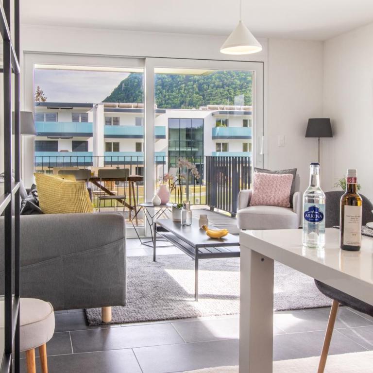 Modern 2 bedrooms apartment at Le Bouveret. Self-checkin. - Apartamento de 2 dormitorios - 7