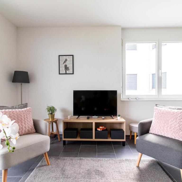Modern 2 bedrooms apartment at Le Bouveret. Self-checkin. - Apartamento de 2 dormitorios - 5
