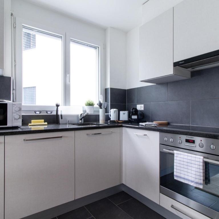 Modern 2 bedrooms apartment at Le Bouveret. Self-checkin. - Apartamento de 2 dormitorios - 12