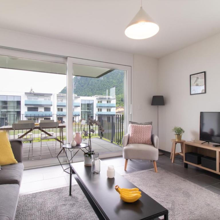 Modern 2 bedrooms apartment at Le Bouveret. Self-checkin. - Apartamento de 2 dormitorios - 8