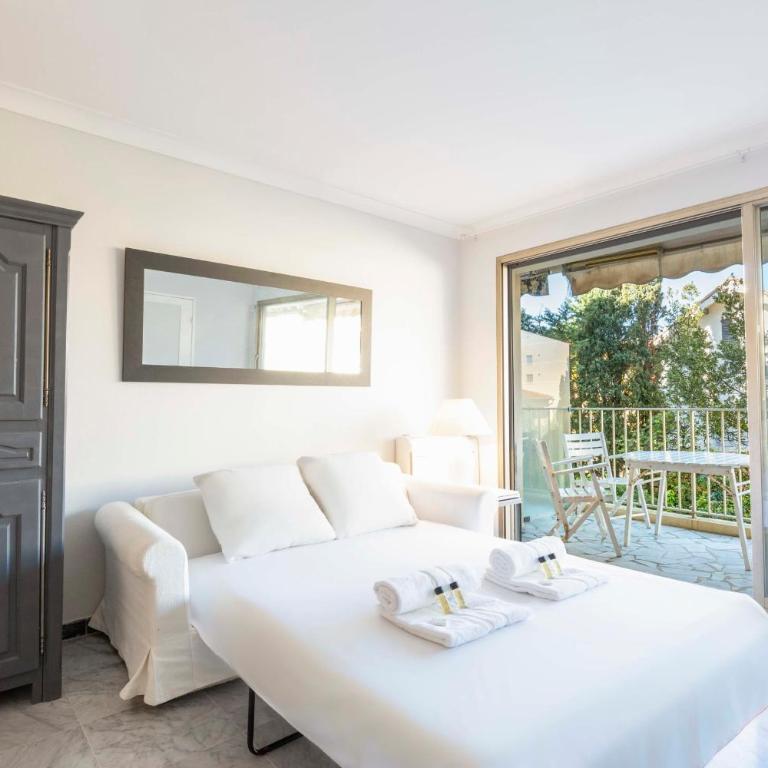 Chez J-P - 100m beach 2-4pers terrace sea view pool garage - Apartment - 2