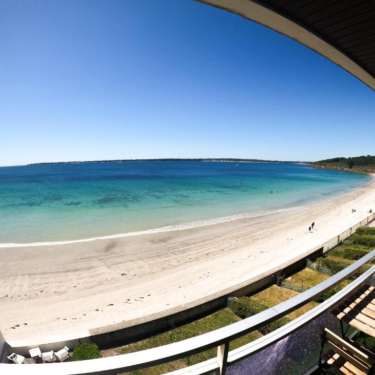 - L'IROIZH - CONCARNEAU - VUE MER PANORAMIQUE - STUDIO STANDING PLAGE DES SABLES BLANCS - PARKING - DRAPS & SERVIETTES INCLUS - NEAR THALASSOTHERAPY - Wifi - - Apartment mit 1 Schlafzimmer - 34