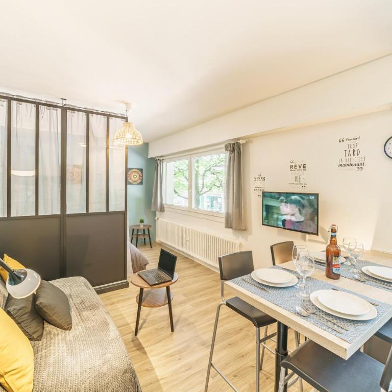 Cosy Studio 108 - Chambéry centre - Stationnement - Gare - One-Bedroom Apartment - 2