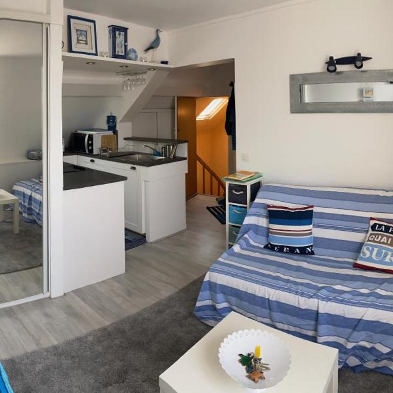 Le Cocooning T2 rénové et 5min à pied de la mer au cœur de Trouville - Apartamento - 5