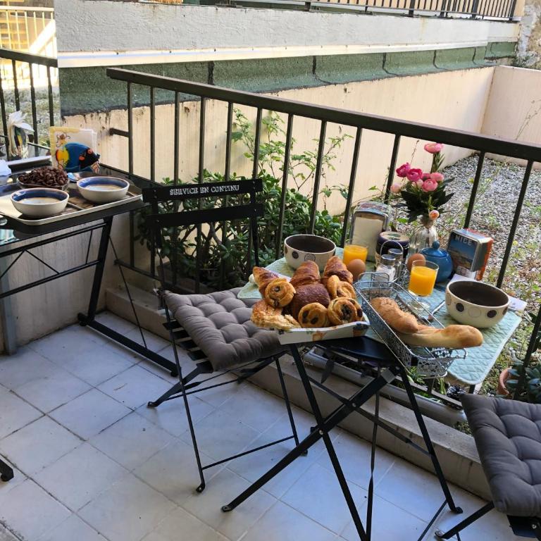Beau 3 pièces, 7 pers, 2 terrasses, centre, calme, sécurité - Appartement 2 Chambres - 15