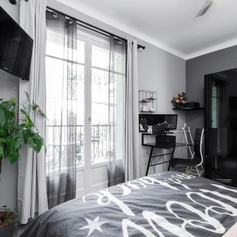 Beau 3 pièces, 7 pers, 2 terrasses, centre, calme, sécurité - Appartement 2 Chambres - 13
