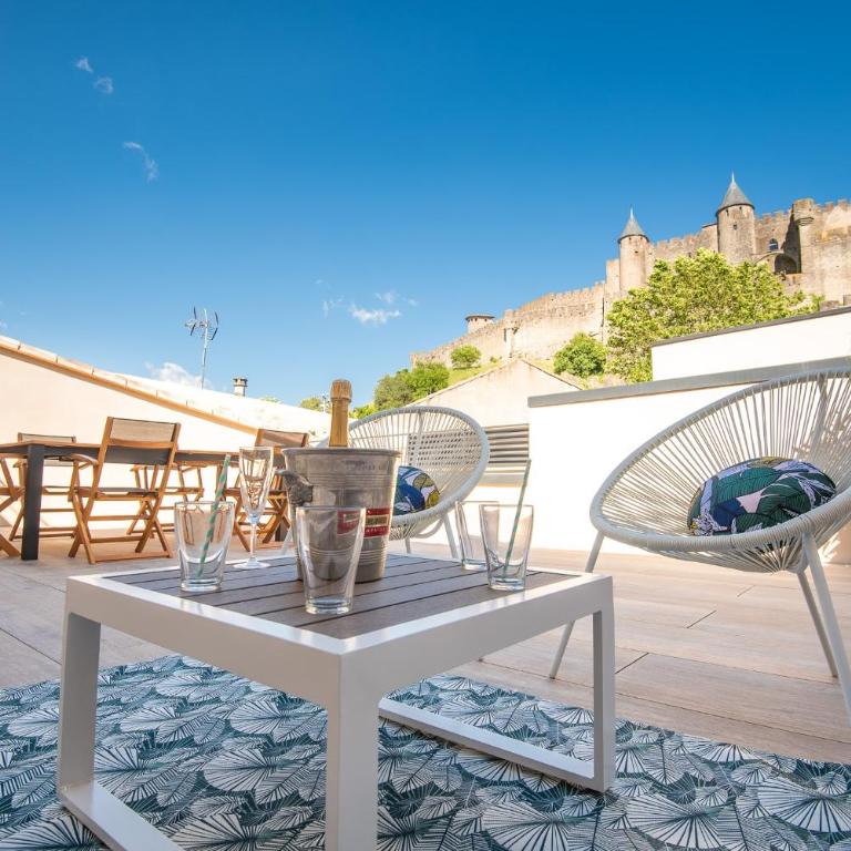 La terrasse de La Tour Pinte. - Maison 3 Chambres - 4