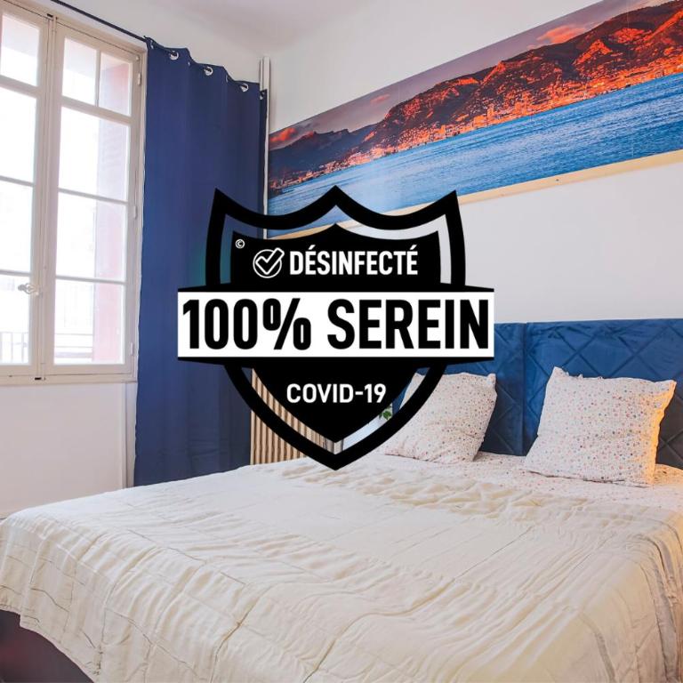 #1 Toulon CENTRE AU CALME, LUMINEUX, STATIONNEMENT FACILE - Chambre Double - 30