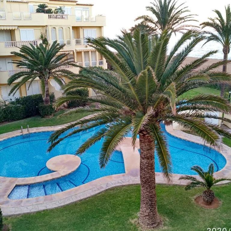 Estupendo apartamento en primera línea de playa y con vistas al mar - Apartamento con terraza - 9