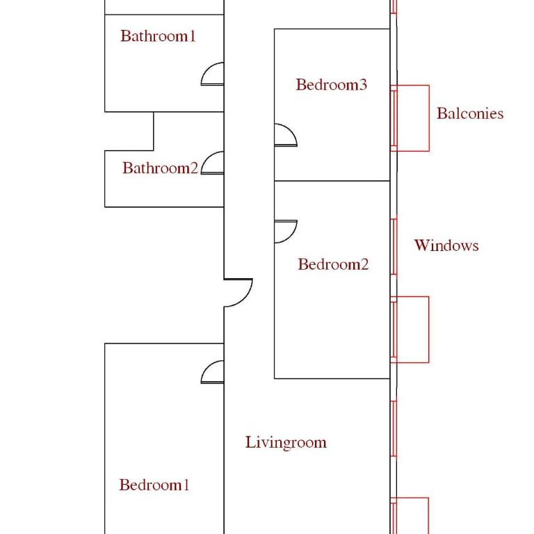 Main Central Station Apartment - Three-Bedroom Apartment - 17