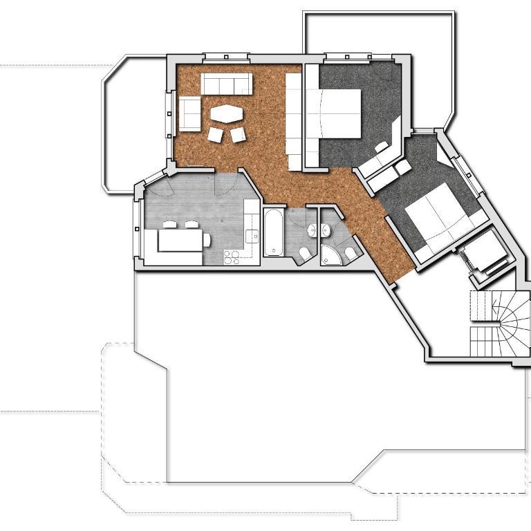 Bergfreude - Apartment mit 2 Schlafzimmern - 12