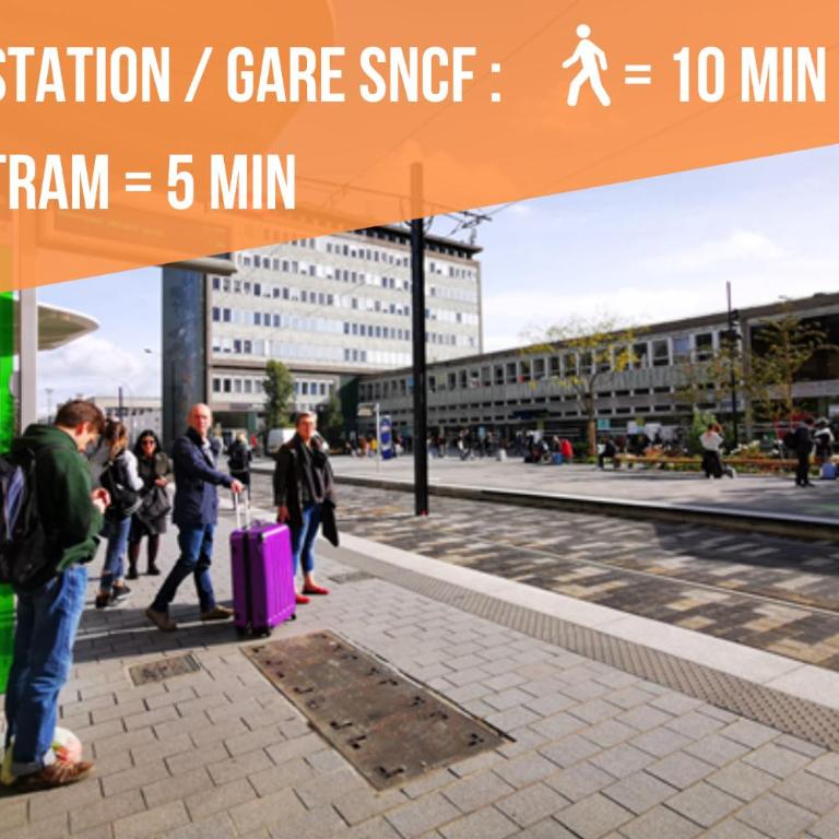 Gare / 2 chambres / Appartistic Machines de l île / WIFI FIBRE - Apartment mit 2 Schlafzimmern - 33