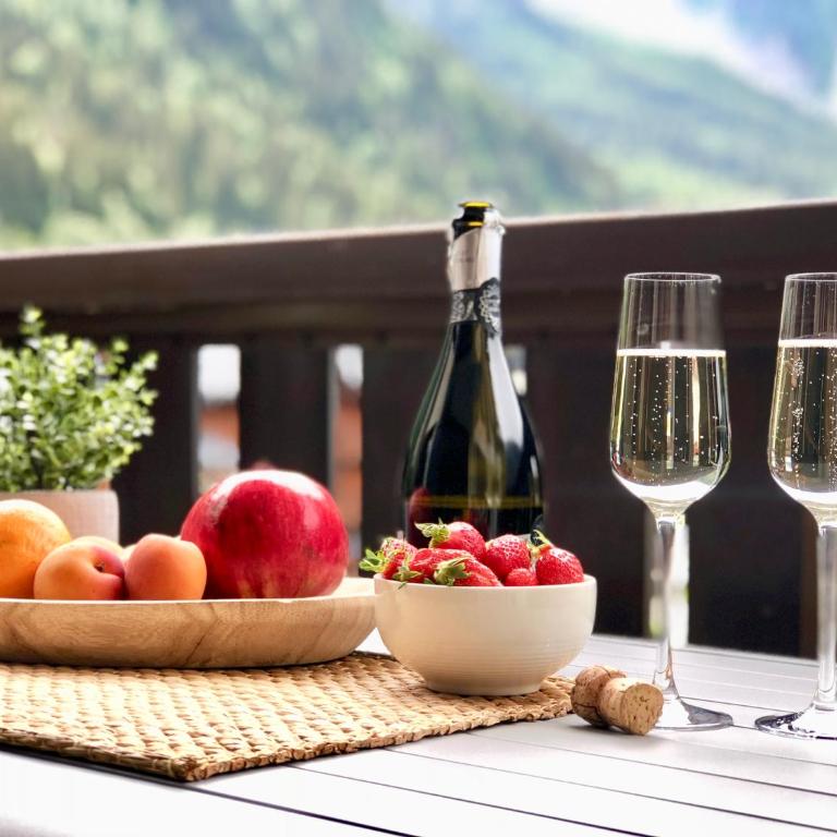 Mont Blanc 43, vue Mont Blanc , balcon, parking - Appartement 1 Chambre - 14