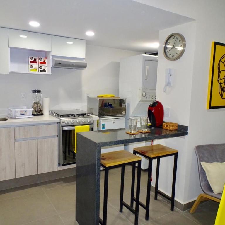 Downtown Depto con Terraza Privada - Two-Bedroom Apartment - 3
