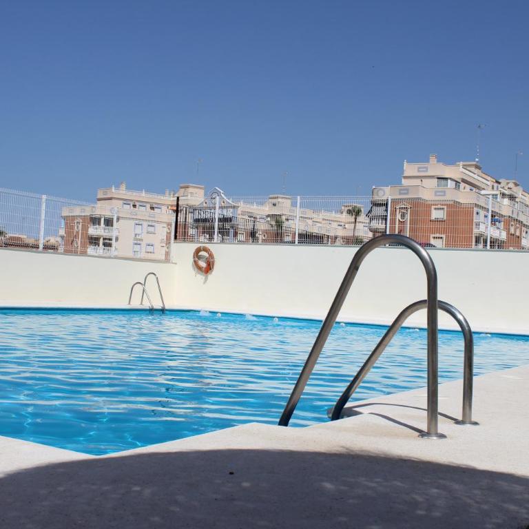 SOL Y PLAYA ROQUETAS-Ático con piscina, solarium y garaje - Apartment - 16
