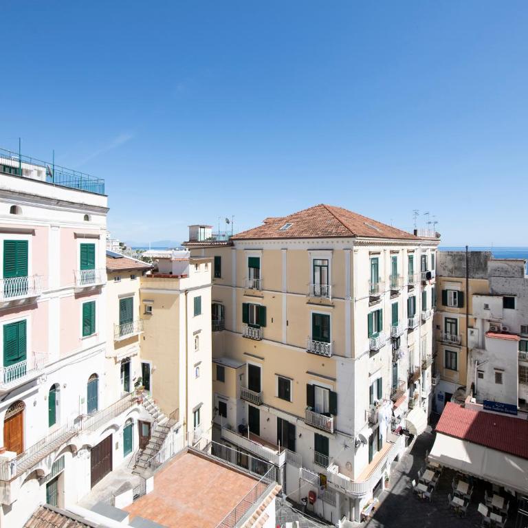 Amalfi Old Square room & apartments , 73 steps from the street - Camera Matrimoniale Superior con Vista Mare - 6