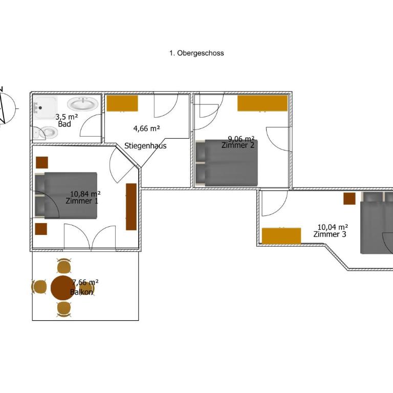 Ferienwohnung Embacher - Apartment mit 3 Schlafzimmern - 4