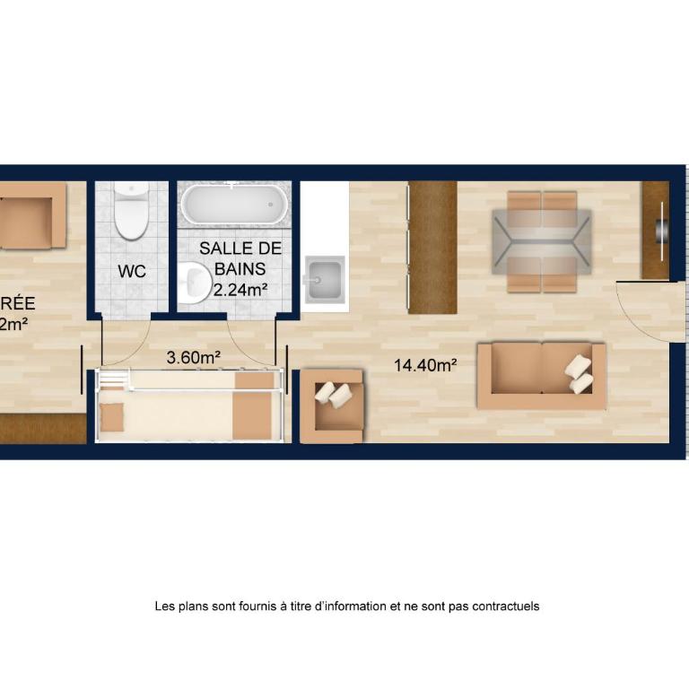 Aravis B18-appartement 4/5 pers, belle vue - Monolocale con Balcone - 10