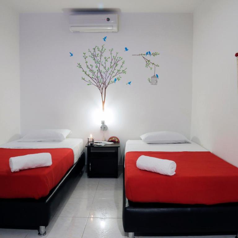 Hotel Plaza Roma - Habitación Doble - 2 camas - 4