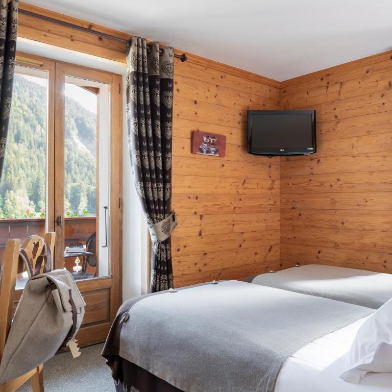 Logis La Croix-Saint-Maurice - Comfort Doppelzimmer mit Balkon und Bergblick - 5