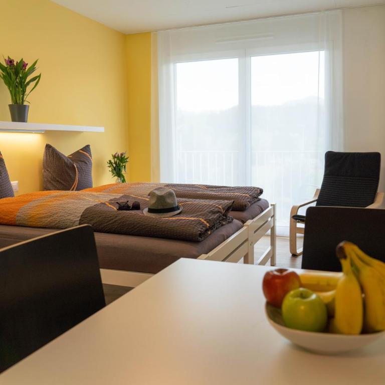 Anstatthotel Horw - app self-check-in - Superior Studio mit 2 Einzelbetten und Balkon - 5