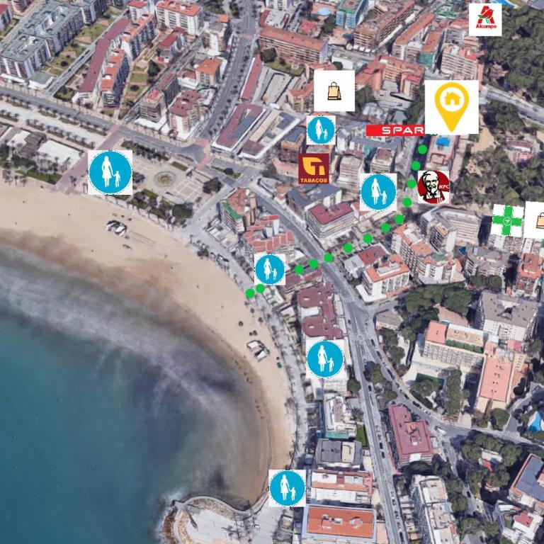 Central Park Salou VIP - Apartamento de 3 dormitorios - 55