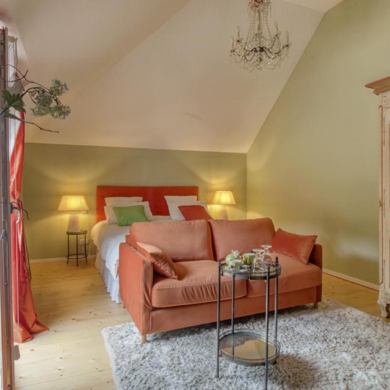 Villa Vent-Couvert - Chambre Lit Queen-Size avec Balcon - 1
