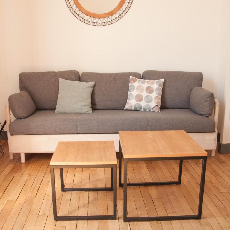 Bel appartement Tours Centre 2 chambres, 6 pers "Pied-à-Tours" - Apartment mit 2 Schlafzimmern - 24