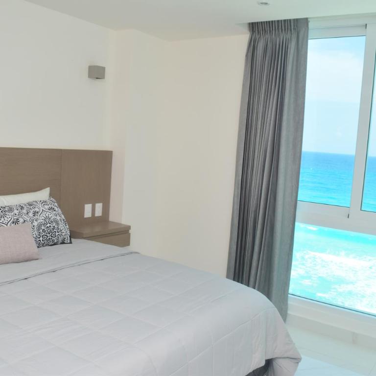 Nuevo estudio a pie de playa, vistas increibles, alberca, gym jacuzi, seguridad, 3503 - One-Bedroom Apartment - 24