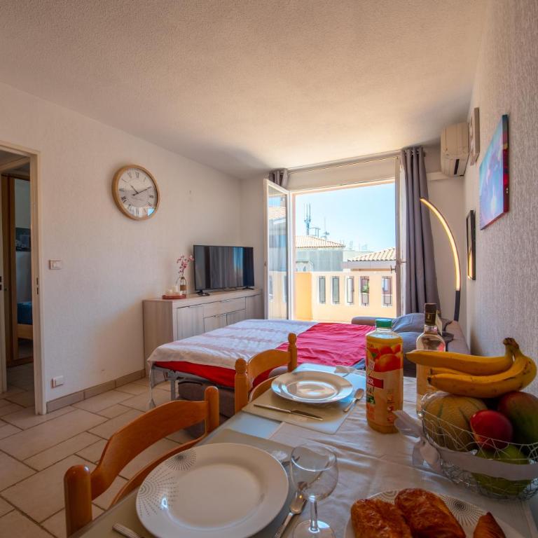 T2 en hypercentre -parking privé-clim-proche plage - Appartamento con 1 Camera da Letto - 3