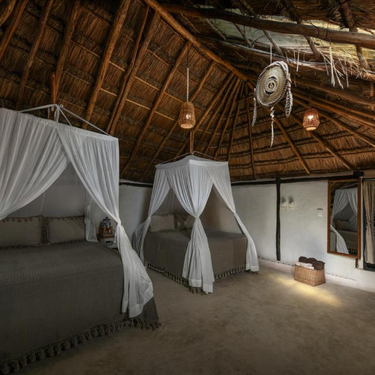 Diamante K - Inside Tulum National Park - Garden View 2 Full Beds Bungalow - 4