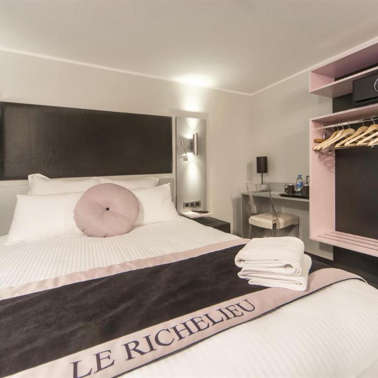Hôtel Boutique Richelieu, Lyon Gare Part-Dieu - Chambre Lit Queen-Size Standard - Côté Balcon - 33