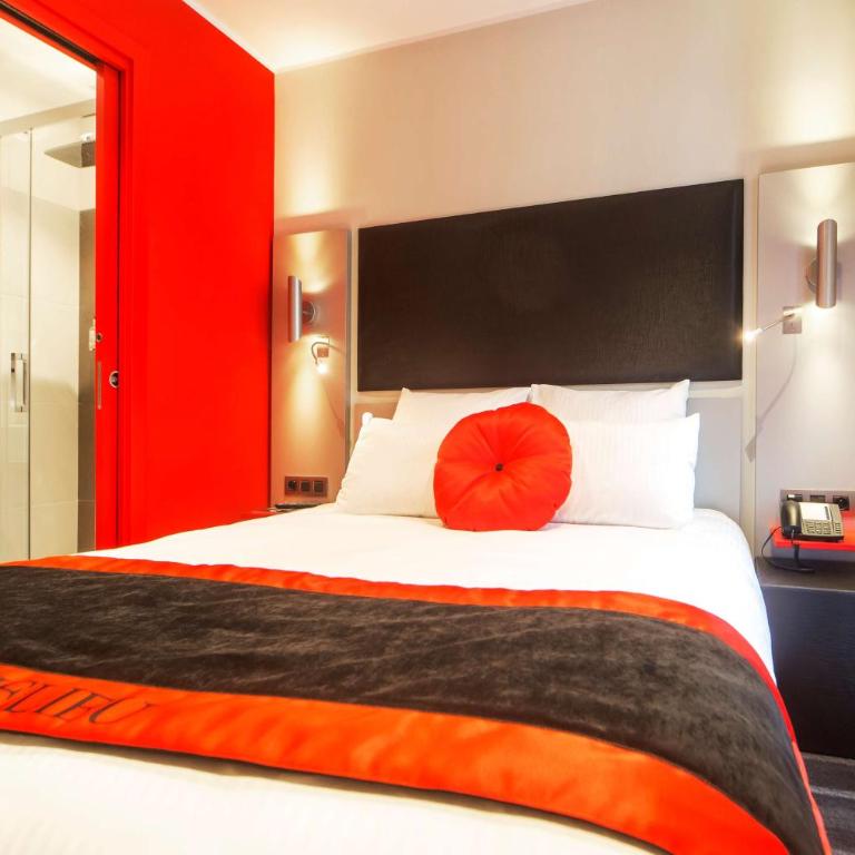 Hôtel Boutique Richelieu, Lyon Gare Part-Dieu - Chambre Lit Queen-Size Standard - Côté Balcon - 27