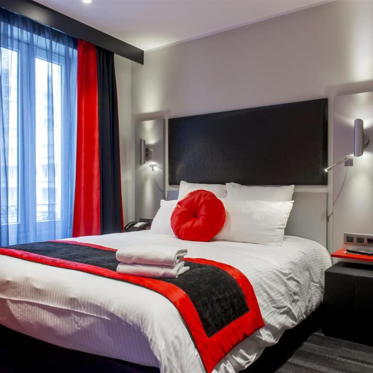 Hôtel Boutique Richelieu, Lyon Gare Part-Dieu - Chambre Lit Queen-Size Standard - Côté Balcon - 13