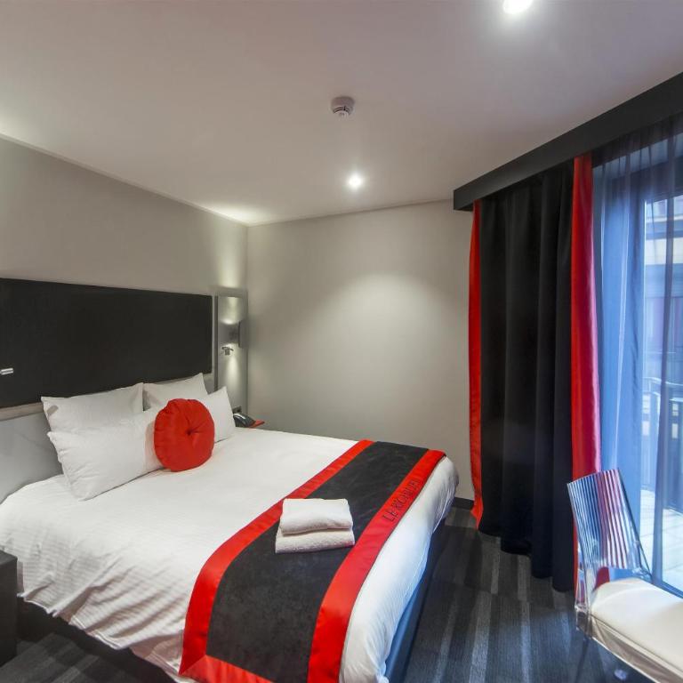Hôtel Boutique Richelieu, Lyon Gare Part-Dieu - Chambre Lit Queen-Size Standard - Côté Balcon - 12