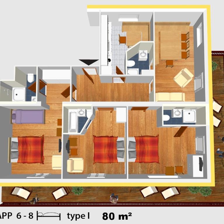 AppartChalet LA RONDULA - 100m from Seceda - Appartamento con 3 Camere da Letto - 6