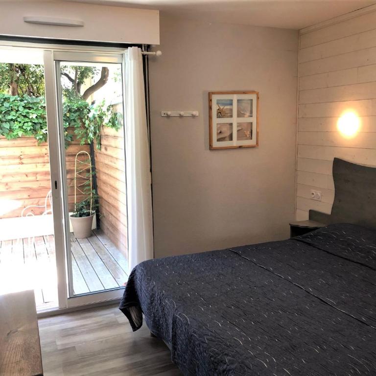 Hotel de la Plage - Chambre Double avec Terrasse - 1