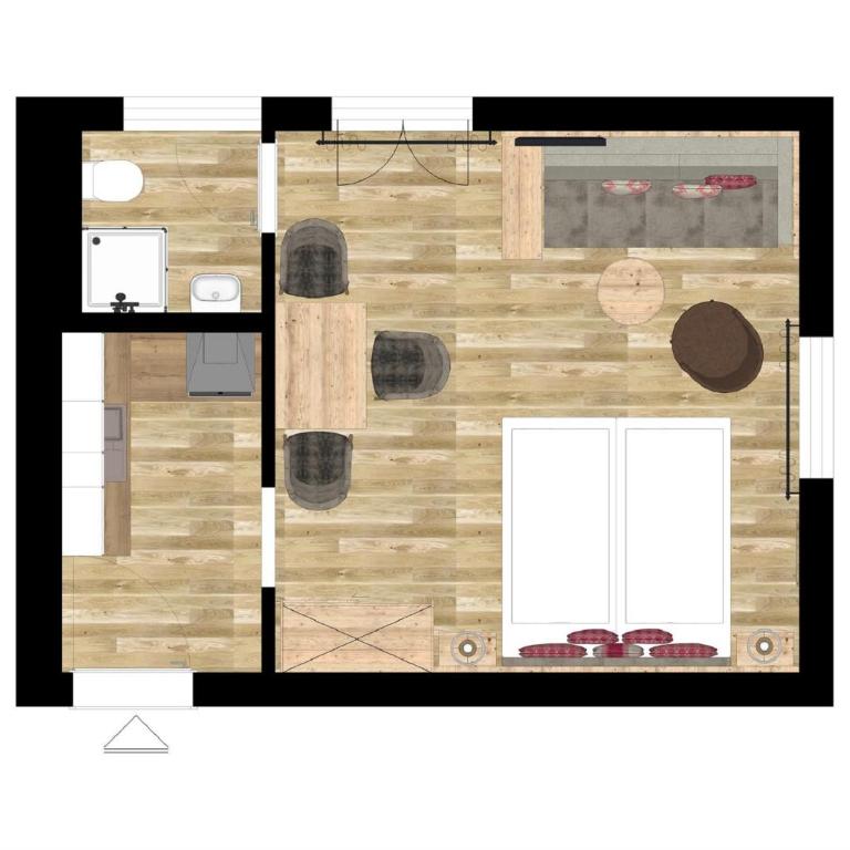 Ferienhaus Rosa 1 & 3 - Apartment mit 1 Schlafzimmer - 5