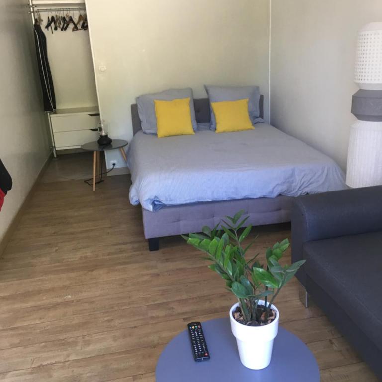 T2 de la Bastide Rouge vue exceptionnelle (180°) sur Aix domaine privé T2 indépendant de 37 m2 avec terrasse exposée plein sud Piscine 10 X 5 - Villa - 4