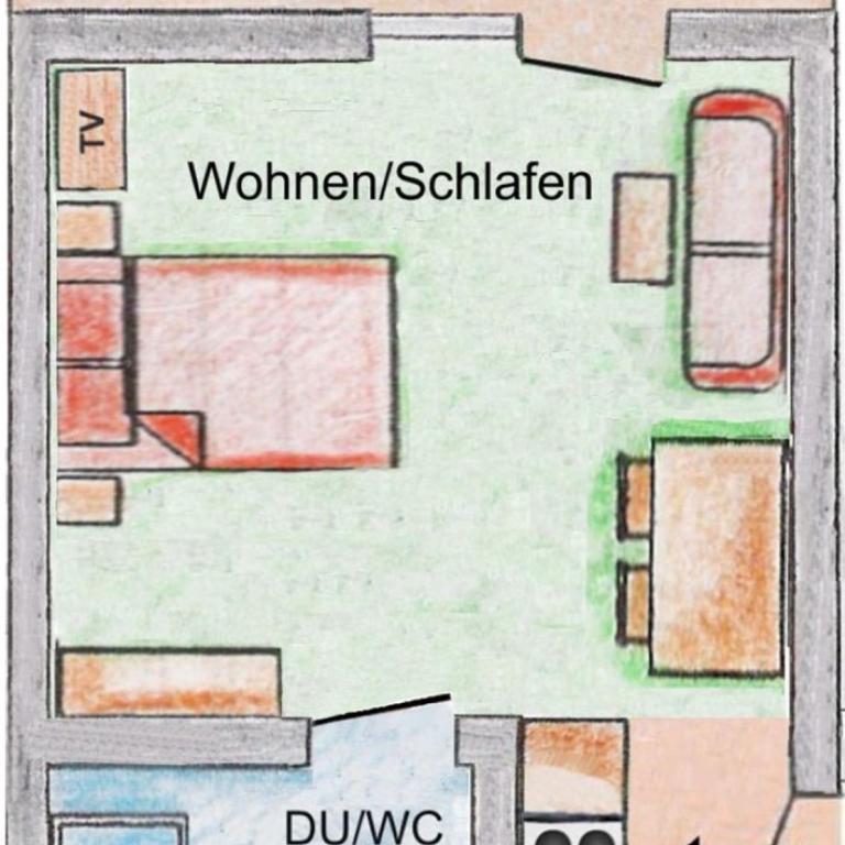 Birkenhof - Studio mit Terrasse - 5