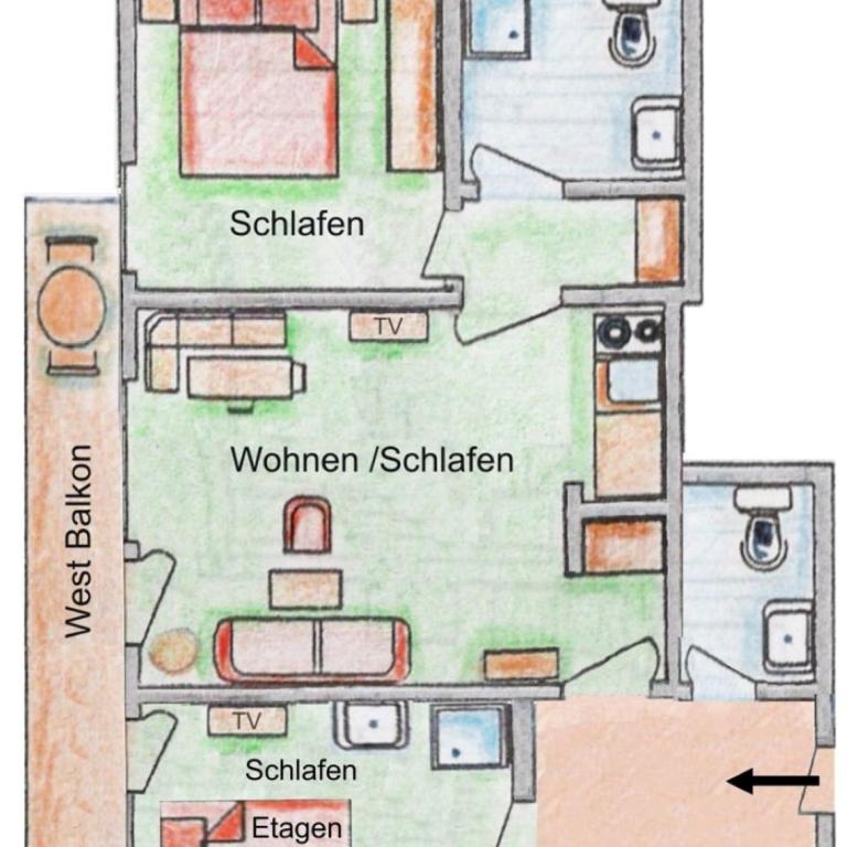 Birkenhof - Apartment mit 2 Schlafzimmern - 4