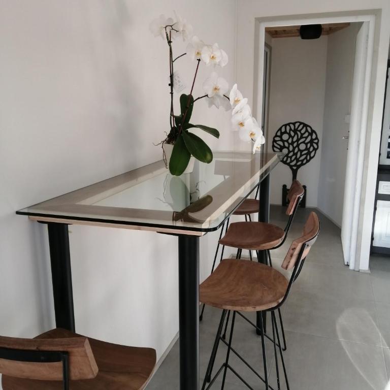 La Maison du Cotton- Gite bio-climatique - Double Room with Terrace - 10