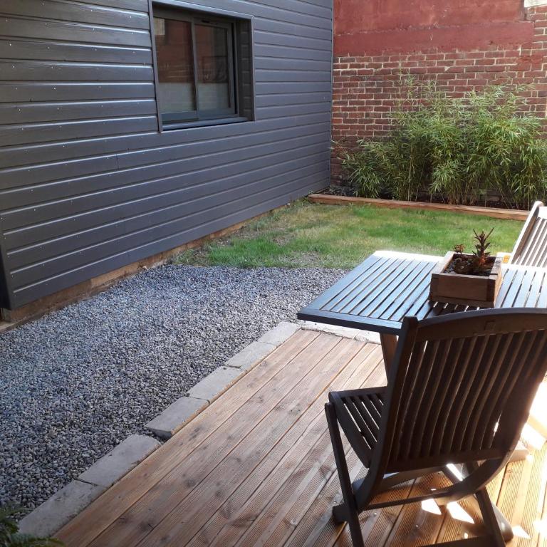 Studio avec jardin et stationnement gratuit à Rouen - Apartment with Garden View - 12